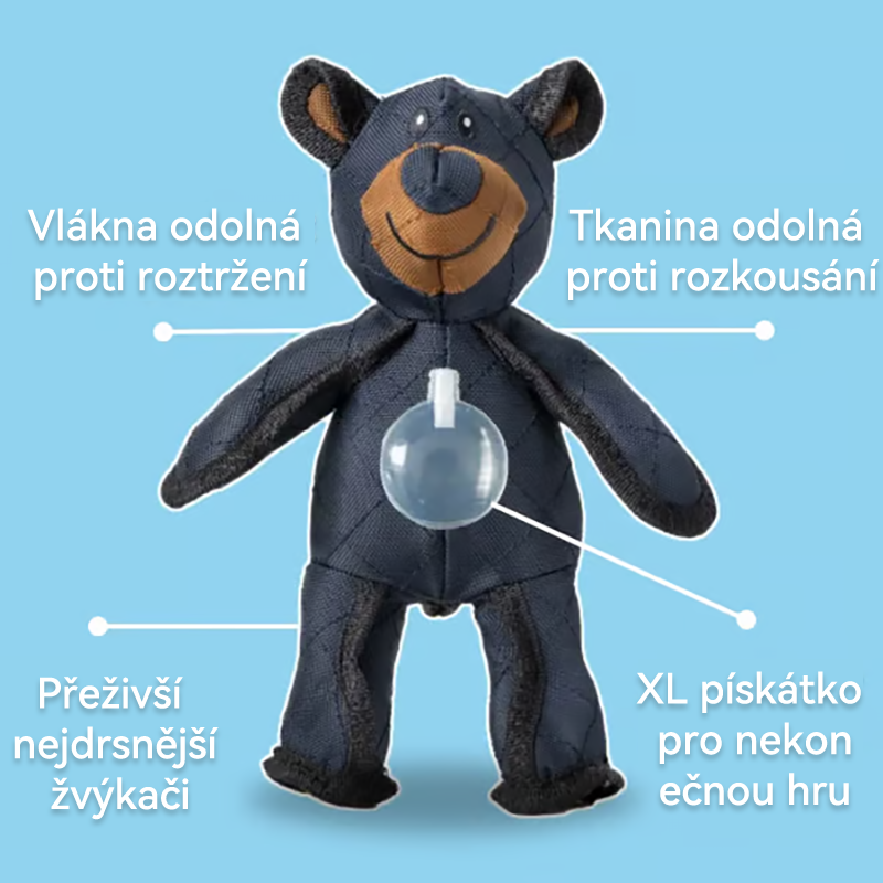 2025 Nový VOCJFEI™ 🐾🐾 Nezničitelný medvídek, navržený pro psy se silným skusem.