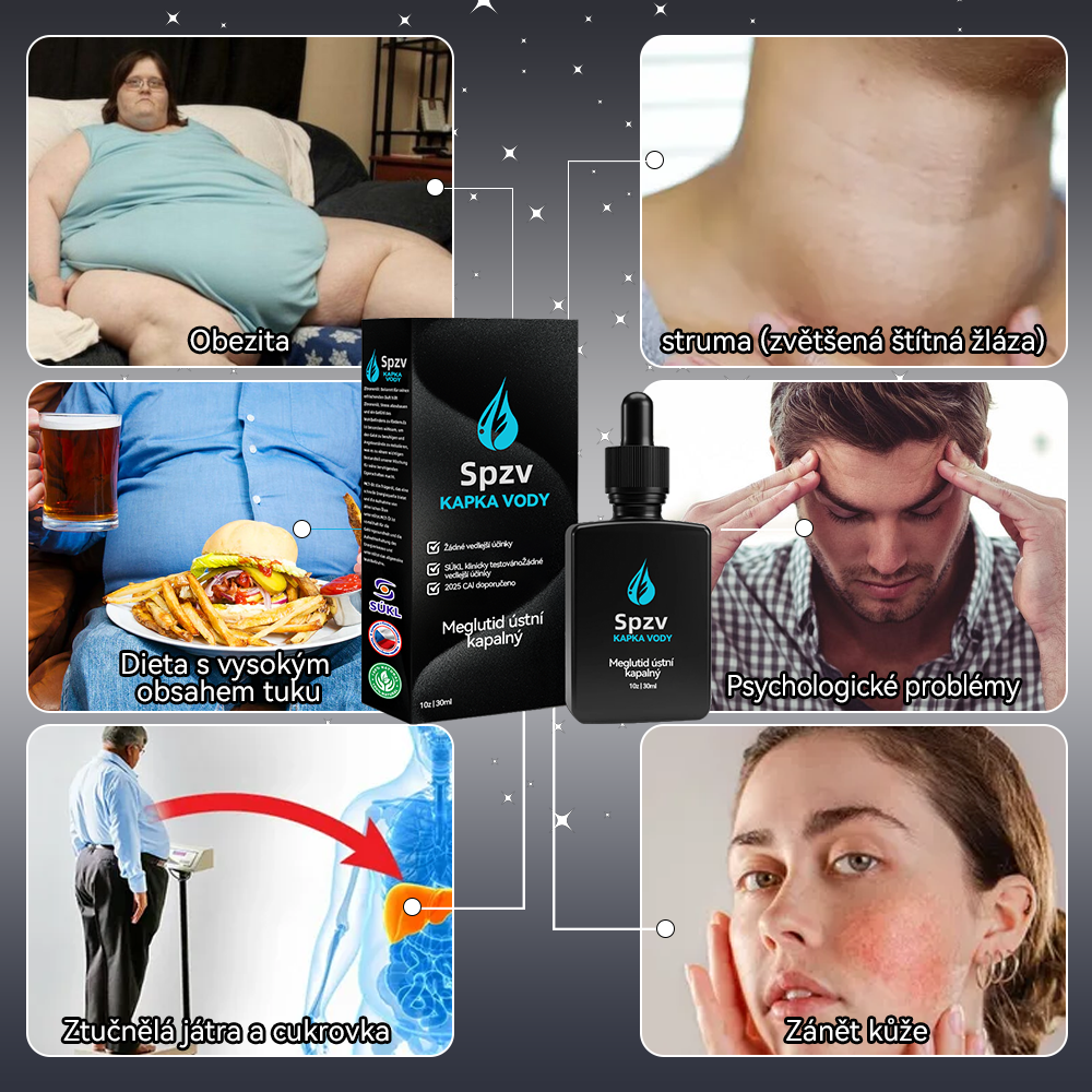 (✅Oficiální obchod) 𝑺𝐩𝐳𝐯® 𝐌𝐞𝐠𝐥𝐮𝐭𝐢𝐝 tekutina k perorálnímu podání💧 (Potravinářský produkt na spalování tuků vyvinutý Lékařskou fakultou Univerzity Karlovy v ČR)