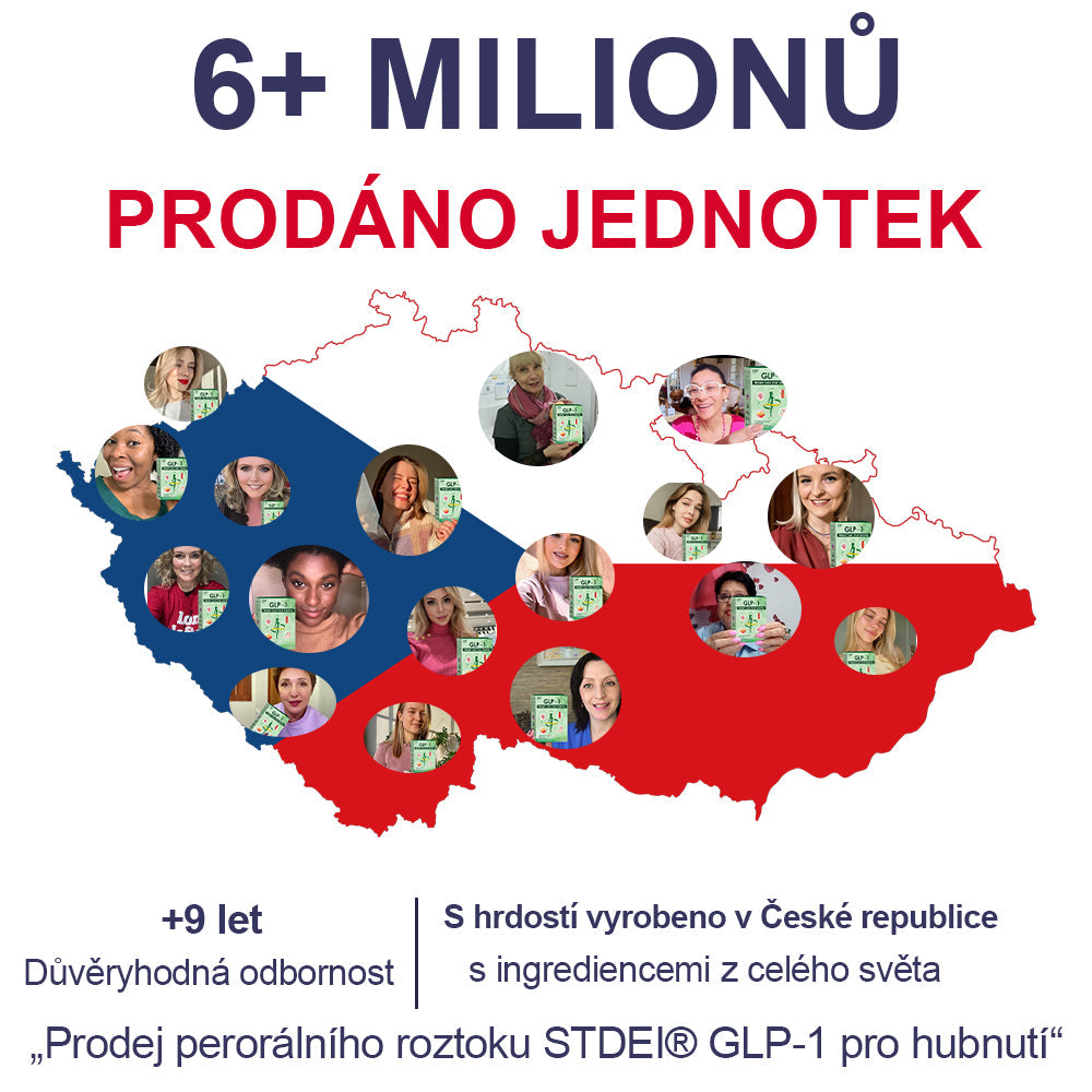 ✅ Doporučilo přes 100 000 lidí |Oficiální obchod | 𝑆𝑇𝐷𝐸𝐼® 👨👧👧👨👧👧 𝐺𝐿𝑃-1 𝐻𝑢𝑏𝑛𝑢𝑡í Ú𝑠𝑡𝑛í ř𝑒š𝑒𝑛í - Obezita, kardiovaskulární onemocnění, cukrovka, spánková apnoe, problémy s klouby a další