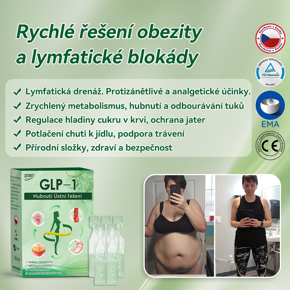 ✅ Doporučilo přes 100 000 lidí |Oficiální obchod | 𝑆𝑇𝐷𝐸𝐼® 👨👧👧👨👧👧 𝐺𝐿𝑃-1 𝐻𝑢𝑏𝑛𝑢𝑡í Ú𝑠𝑡𝑛í ř𝑒š𝑒𝑛í - Obezita, kardiovaskulární onemocnění, cukrovka, spánková apnoe, problémy s klouby a další