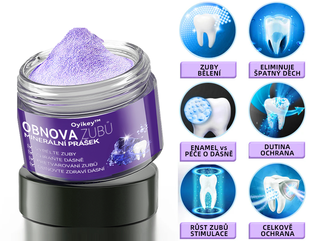 [✅Oficiální obchod.]𝐎𝐲𝐢𝐤𝐞𝐲™ Prášek na obnovu zubní minerálů 👩‍⚕️ – produkt pro péči o ústní dutinu (doporučeno odborníky České stomatologické komory, ČSK)