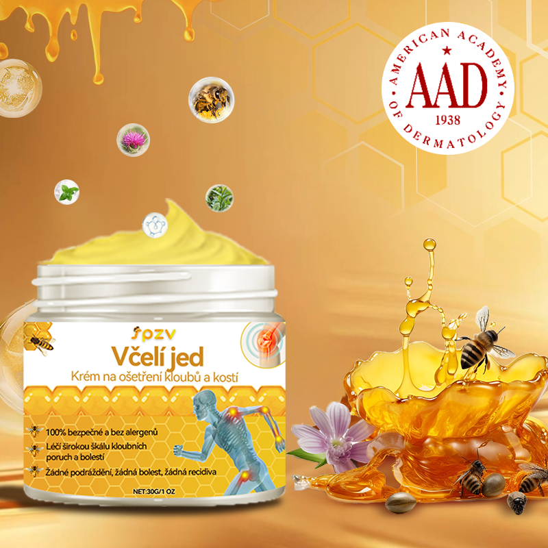 [✅ Oficiální obchod]: 𝐒𝐩𝐳𝐯™ 🌏🌏 Krém na léčbu kloubů a kostí s včelím jedem 🐝 (Novozélandský včelí extrakt, specializovaný na ortopedická onemocnění a bolesti při artritidě)