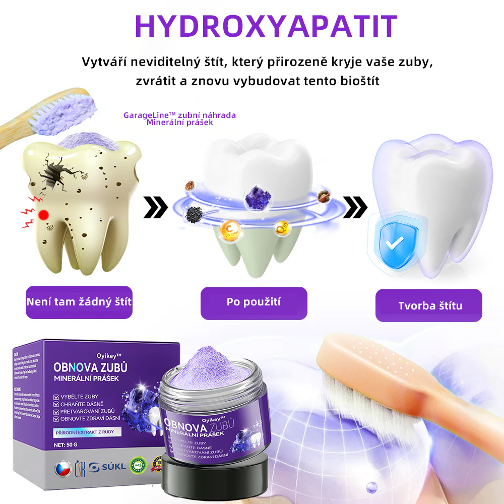 [✅Oficiální obchod.]𝐎𝐲𝐢𝐤𝐞𝐲™ Prášek na obnovu zubní minerálů 👩‍⚕️ – produkt pro péči o ústní dutinu (doporučeno odborníky České stomatologické komory, ČSK)