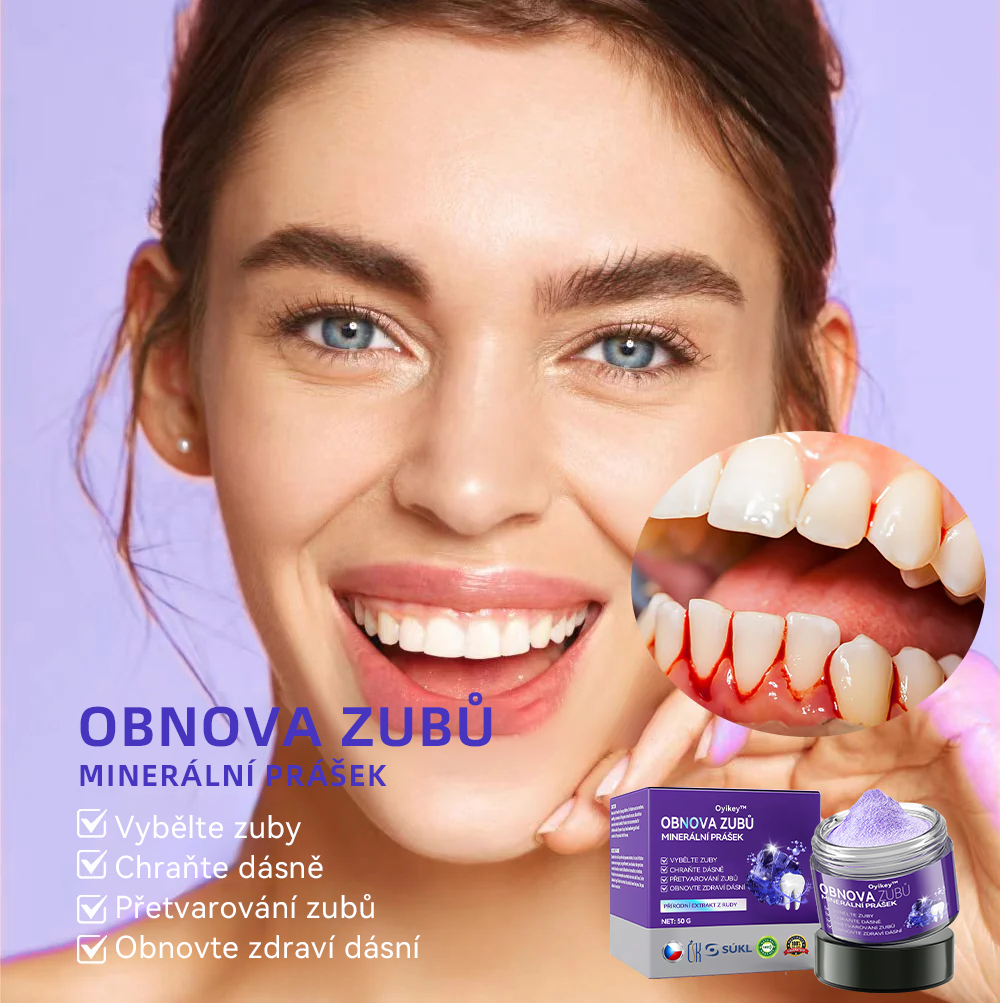 [✅Oficiální obchod.]𝐎𝐲𝐢𝐤𝐞𝐲™ Prášek na obnovu zubní minerálů 👩‍⚕️ – produkt pro péči o ústní dutinu (doporučeno odborníky České stomatologické komory, ČSK)