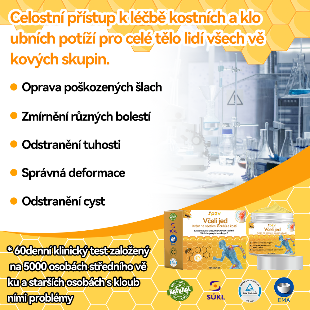 [✅ Oficiální obchod]: 𝐒𝐩𝐳𝐯™ 🌏🌏 Krém na léčbu kloubů a kostí s včelím jedem 🐝 (Novozélandský včelí extrakt, specializovaný na ortopedická onemocnění a bolesti při artritidě)
