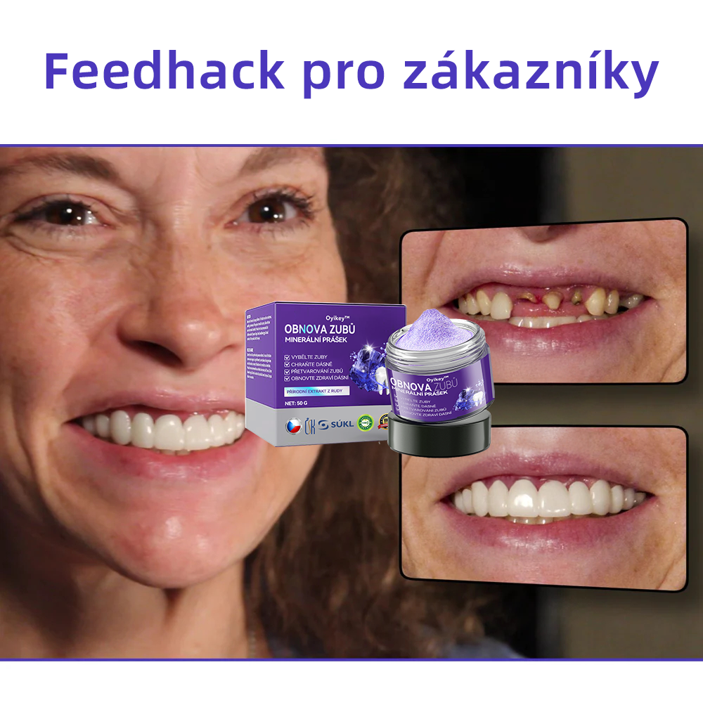 [✅Oficiální obchod.]𝐎𝐲𝐢𝐤𝐞𝐲™ Prášek na obnovu zubní minerálů 👩‍⚕️ – produkt pro péči o ústní dutinu (doporučeno odborníky České stomatologické komory, ČSK)